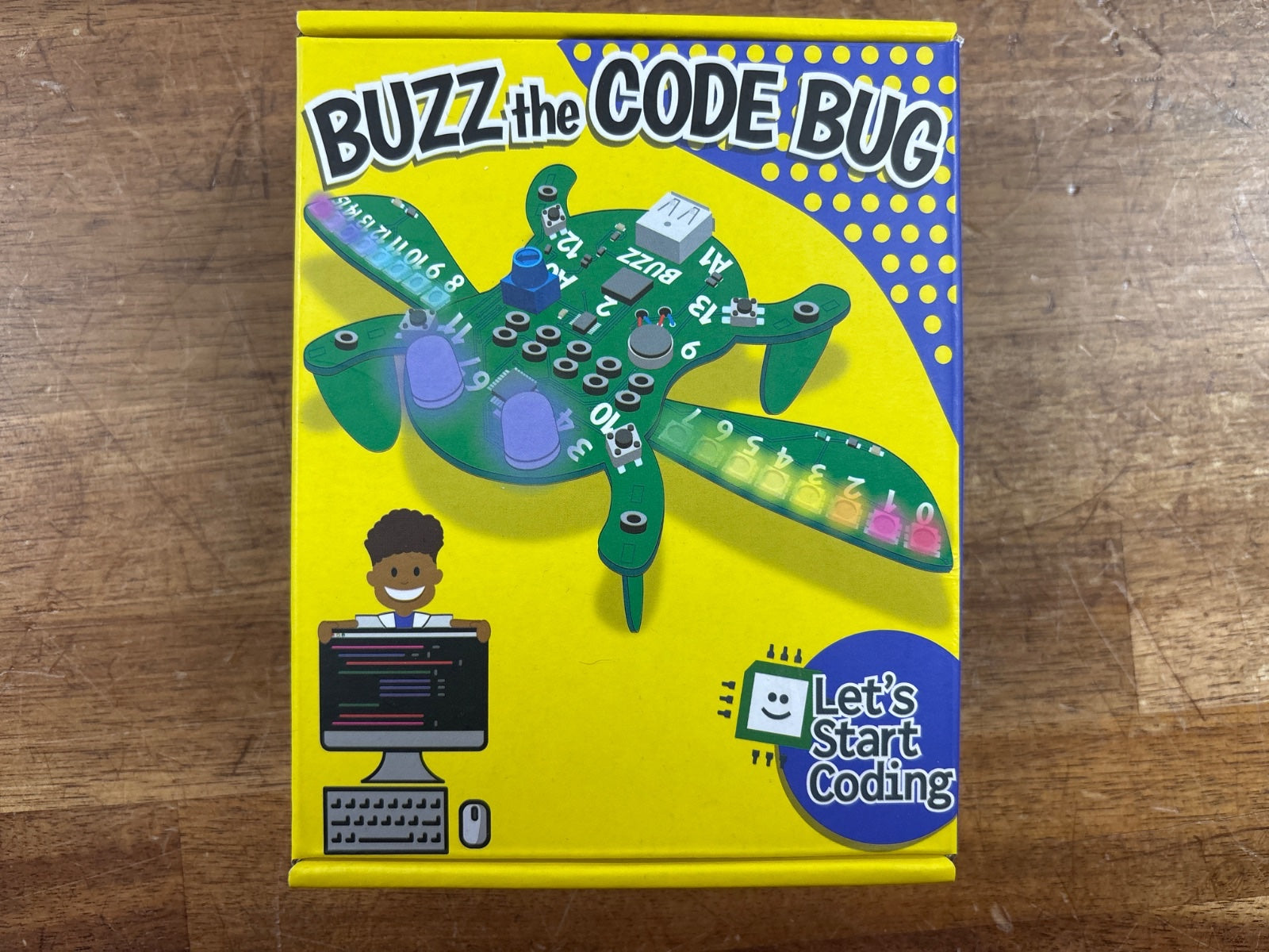 Let's Start Coding Buzz the Code Bug STEM Kit — front cover