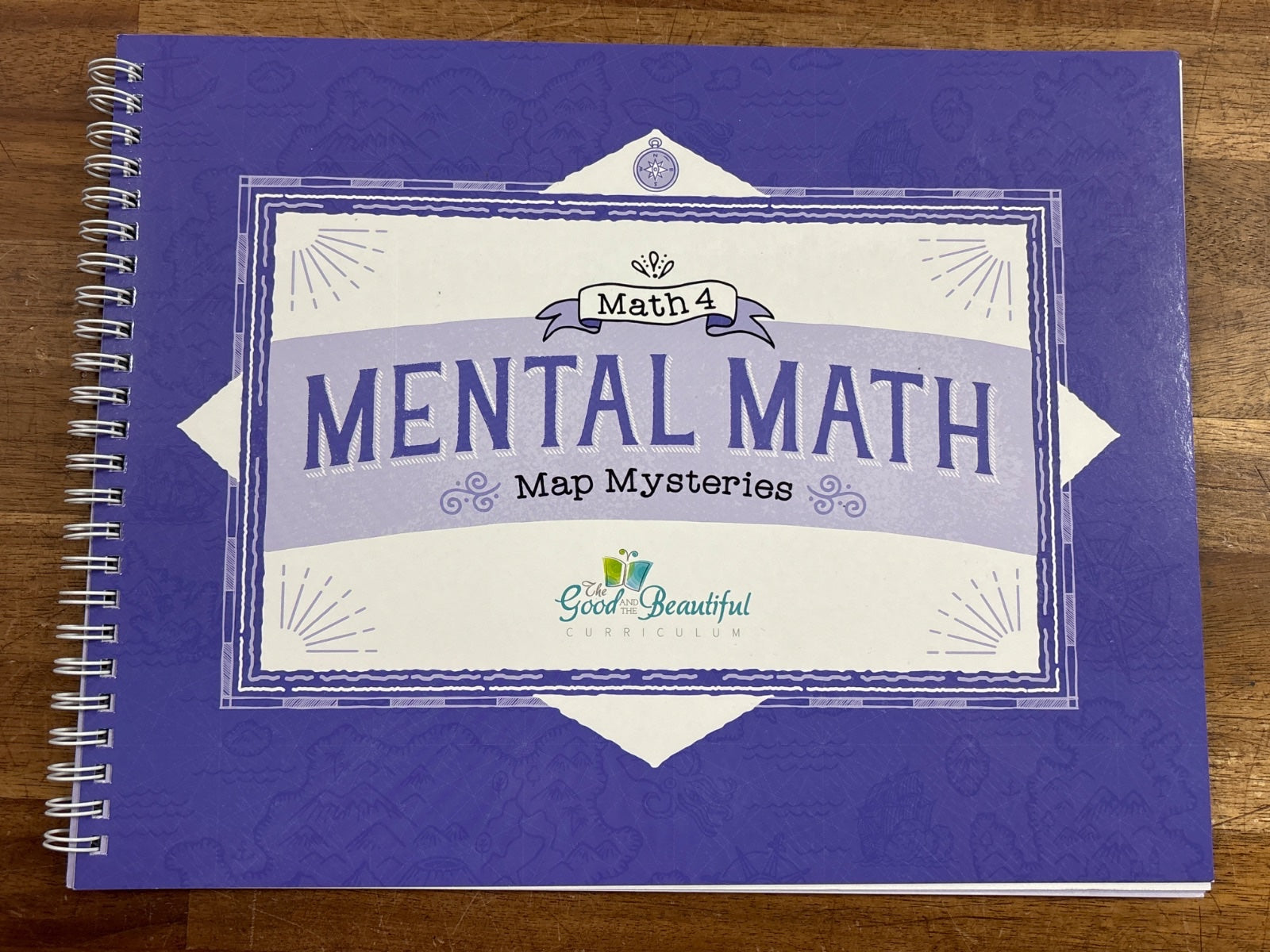 The Good and the Beautiful Math 4 Mental Math Map Mysteries — front cover