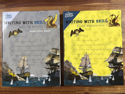 Writing with Skill Level 1 Instructor Text & Student Workbook Set
