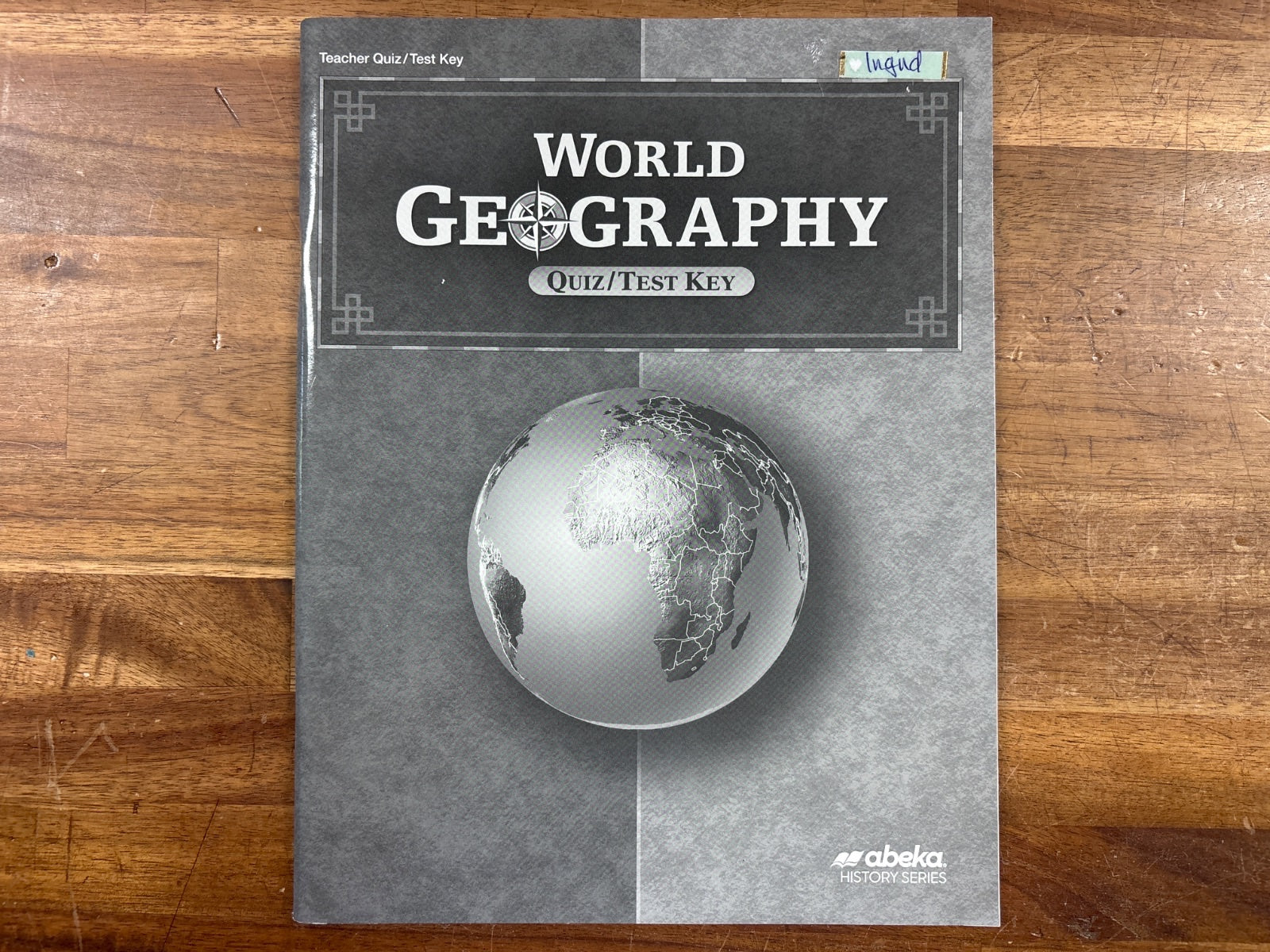 Abeka World Geography Quiz/Test Key 2nd Ed