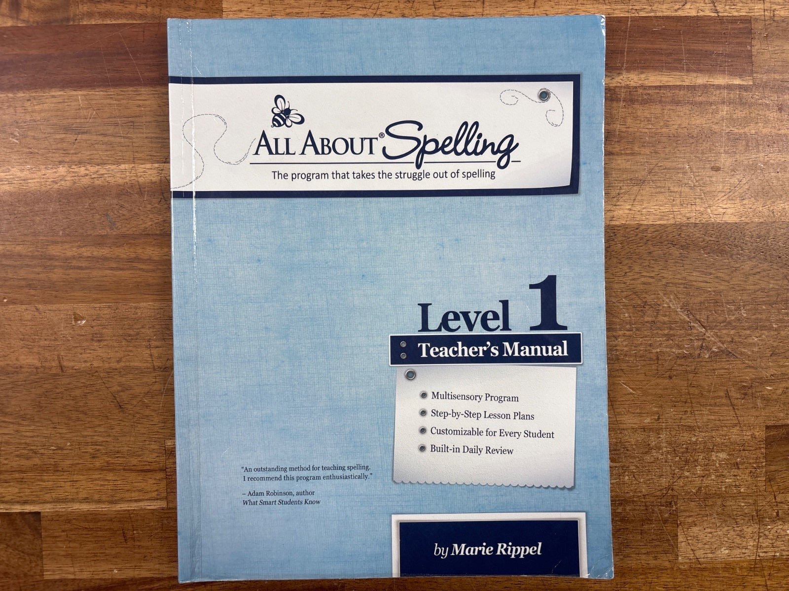 All About Spelling Level 1 Teacher's Manual by Marie Rippel