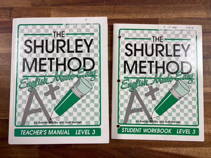 Shurley Method English Made Easy Level 3 Teacher & Student Set — front cover