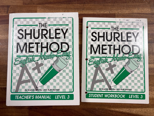 Shurley Method English Made Easy Level 3 Teacher & Student Set — front cover