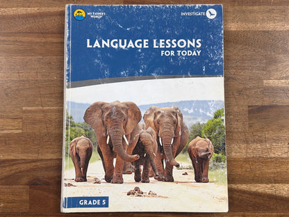 My Father's World Language Lessons for Today Grade 5