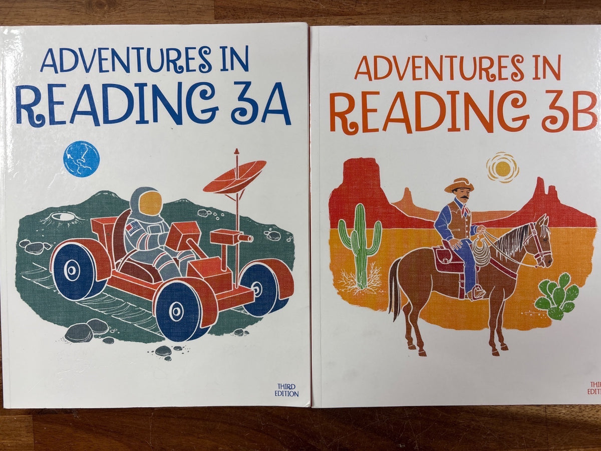 BJU Press Adventures in Reading 3A & 3B Third Edition