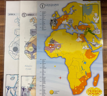 Trivium at the Table Cycle 1 Geography Africa Map Set
