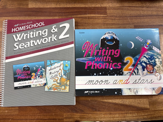 Abeka Writing & Seatwork 2 + Writing with Phonics 2 Cursive