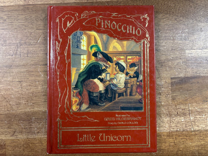 Pinocchio Little Unicorn Classic Illustrated by Hildebrandt — front cover