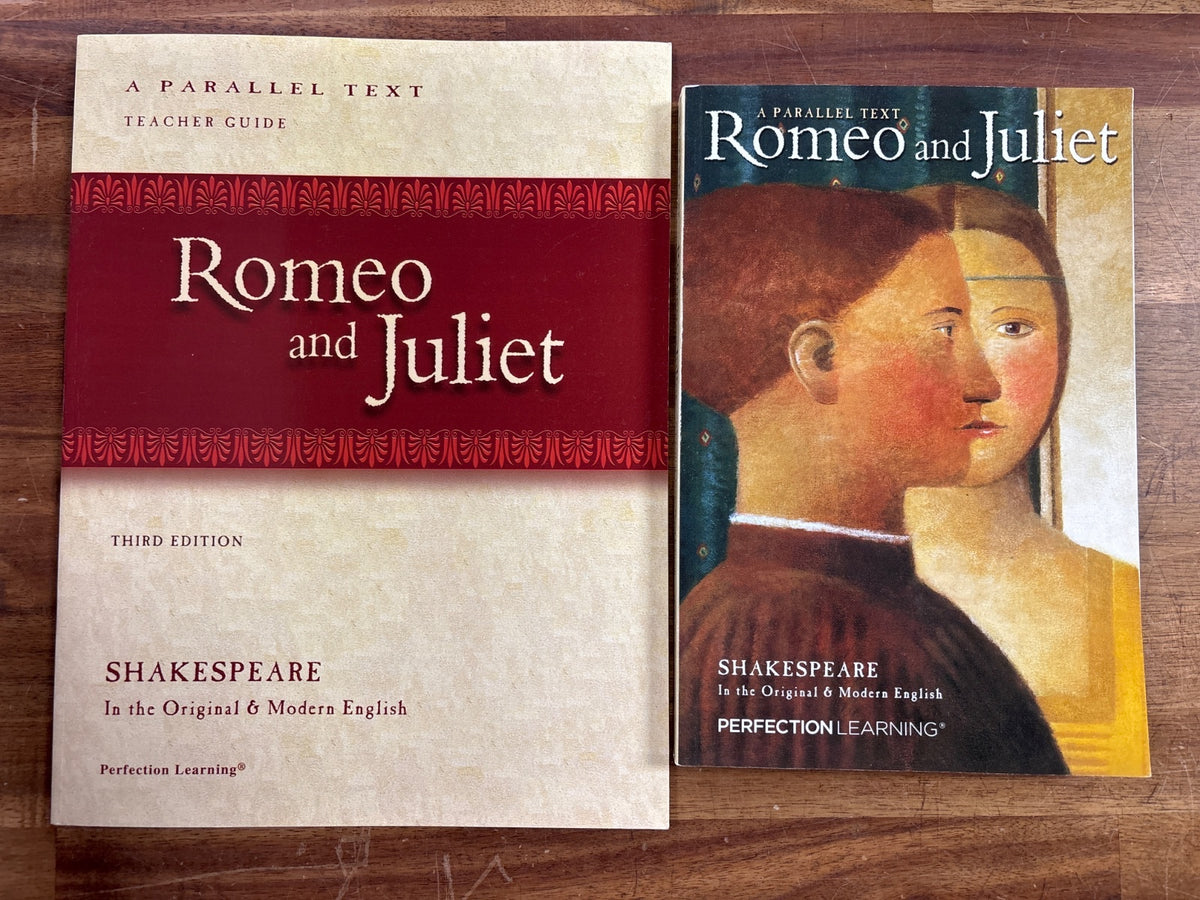 Perfection Learning Romeo and Juliet Parallel Text Set — front cover
