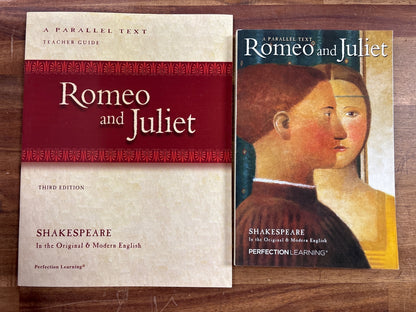 Perfection Learning Romeo and Juliet Parallel Text Set — front cover