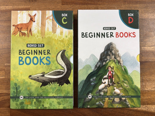 Good and Beautiful Beginner Books Boxed Set C & D