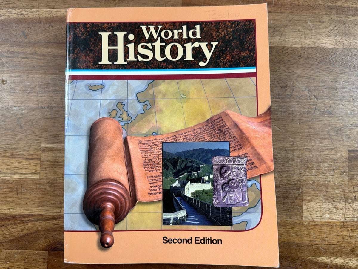 BJU Press World History Student Textbook Second Edition