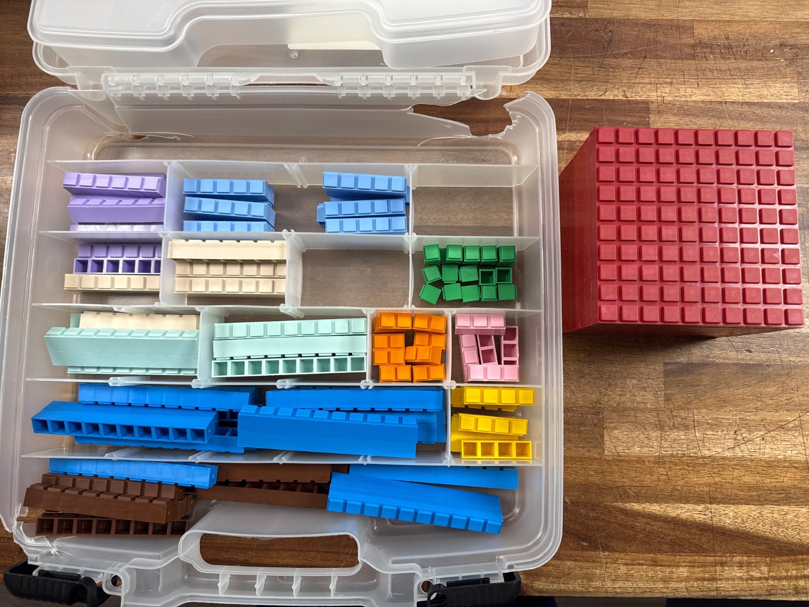 Math-U-See Integer Block Kit Base Ten Math Manipulatives