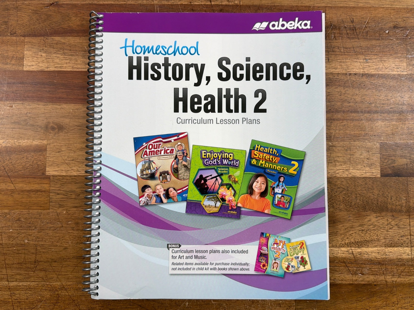 Abeka Homeschool History, Science, Health 2 Curriculum Lesson Pla