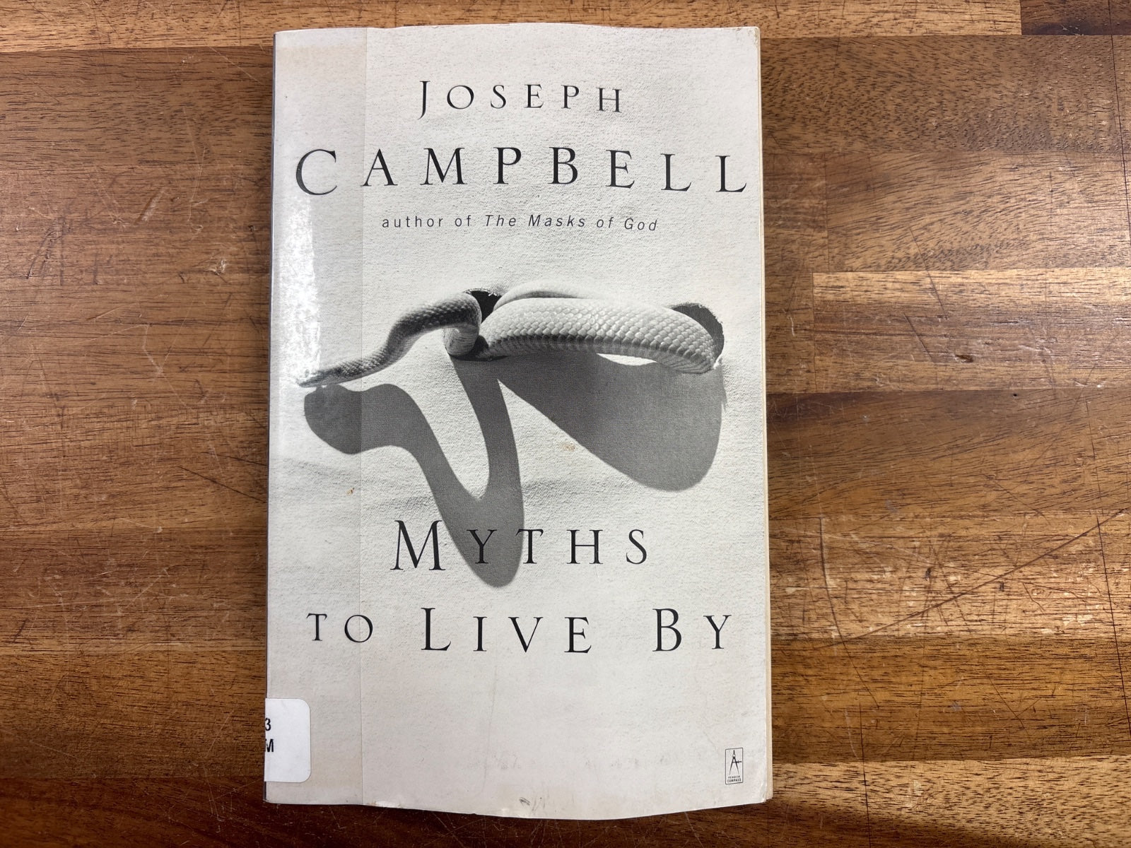 Myths to Live by by Joseph Campbell - Penguin Compass Ed. — front cover