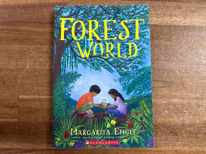 Forest World by Margarita Engle - Scholastic Paperback Novel — front cover