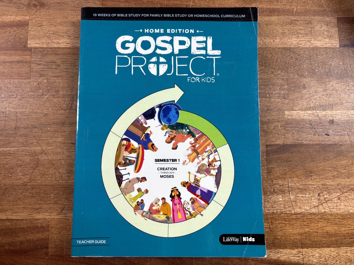 Gospel Project for Kids Home Edition Teacher Guide Sem 1 — front cover