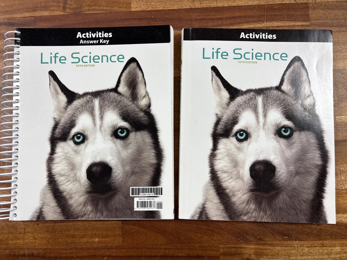 BJU Press Life Science Activities & Answer Key 5th Ed — front cover