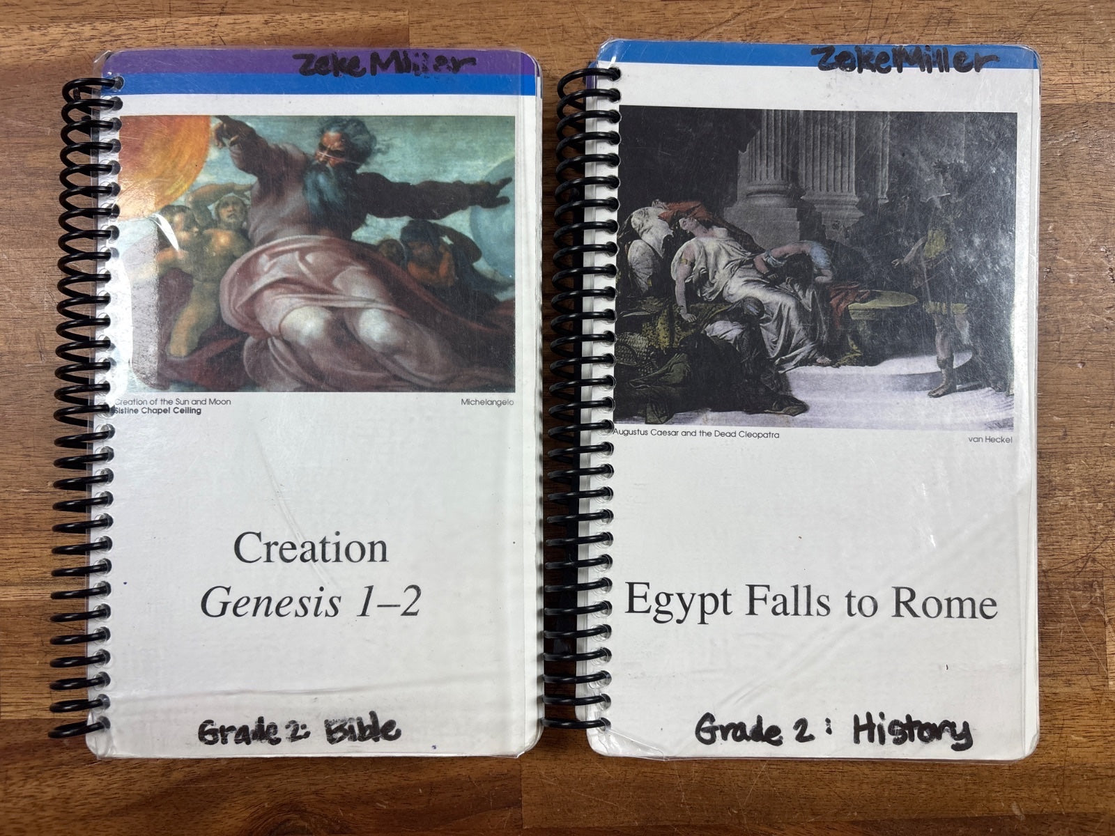 Grade 2 Homeschool Set: Creation & Egypt Falls to Rome — front cover
