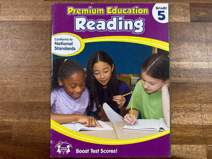 Twin Sisters Premium Education Reading Grade 5 Workbook