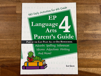 EP Language Arts 4 Parent's Guide - 4th Grade Homeschool