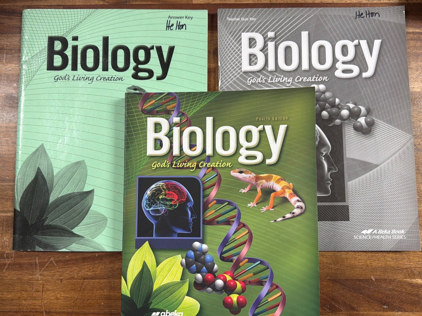 Abeka Biology God's Living Creation 4th Ed Set W/Keys
