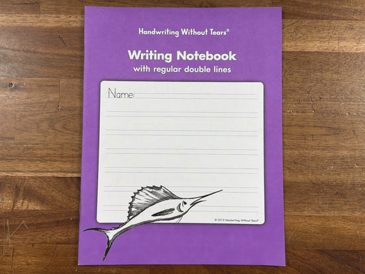 Handwriting Without Tears Writing Notebook Regular Double Lines