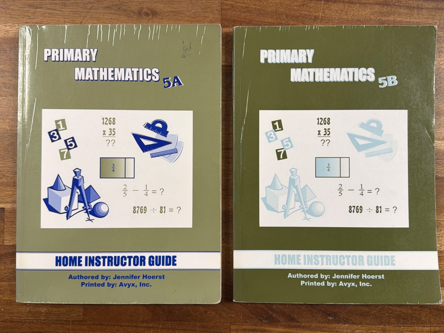 Primary Mathematics 5A & 5B Home Instructor Guide Set