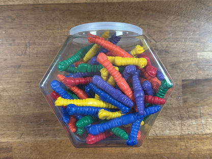 Learning Resources Measuring Worms Set of 72 Manipulatives
