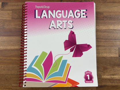 Purposeful Design Language Arts Grade 1 Teacher Edition