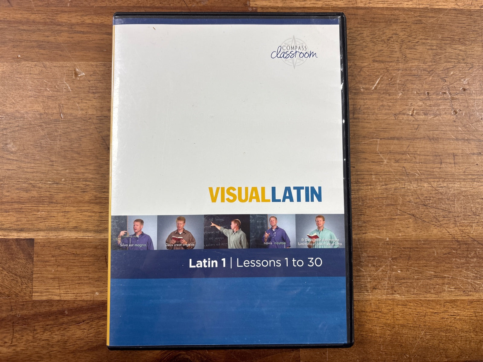 Visual Latin 1 DVD Lessons 1-30 Compass Classroom — front cover