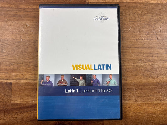 Visual Latin 1 DVD Lessons 1-30 Compass Classroom — front cover