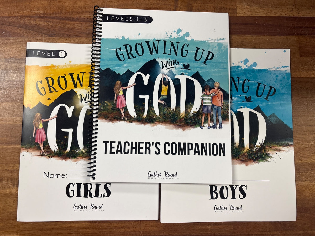Gather 'Round Growing Up with God Levels 1-3 Set + Teacher Guide — front cover