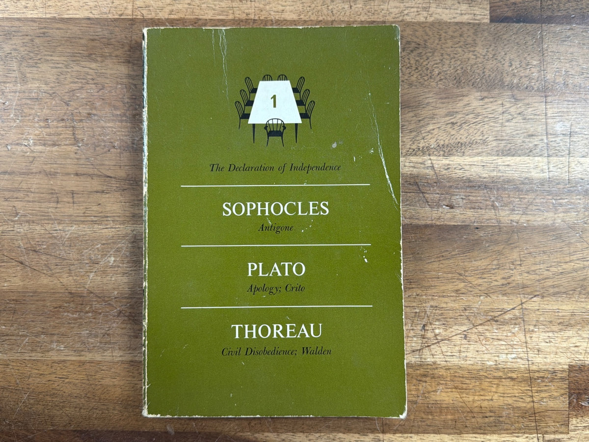 Great Books Foundation Set 1: Sophocles, Plato, Thoreau