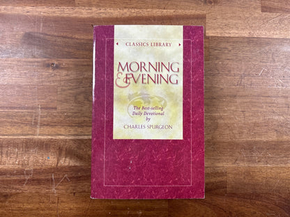 Morning & Evening Daily Devotional by Charles Spurgeon — front cover