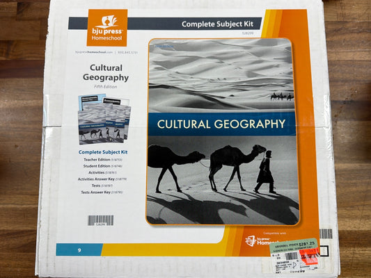 BJU Press Cultural Geography Complete Subject Kit 5th Ed