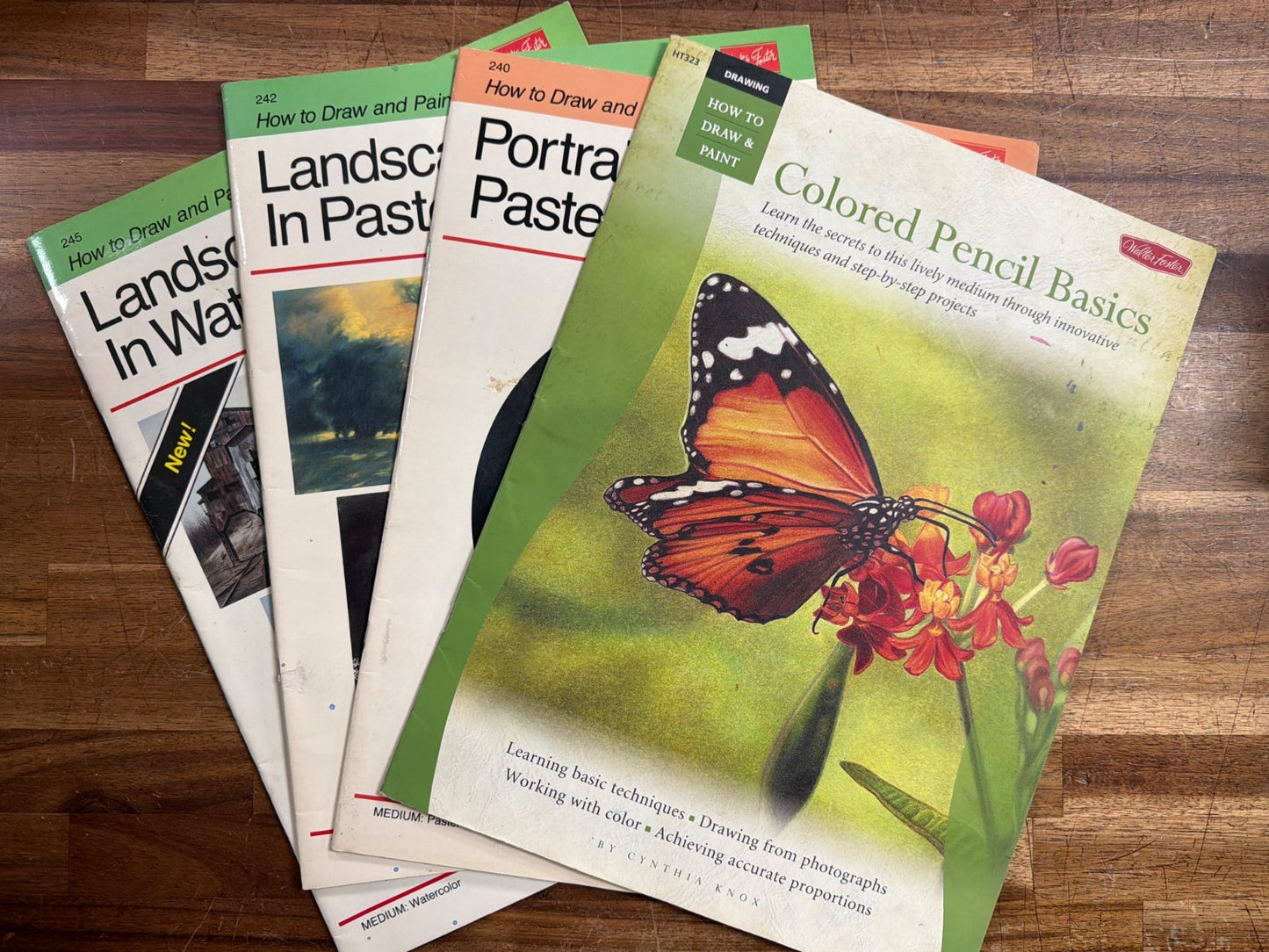 Walter Foster How to Draw & Paint Art Instruction Booklets Set Of