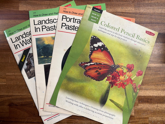 Walter Foster How to Draw & Paint Art Instruction Booklets Set Of