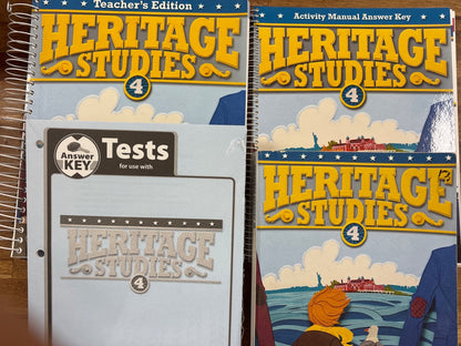 BJU Press Heritage Studies 4 Curriculum Set 3rd Edition