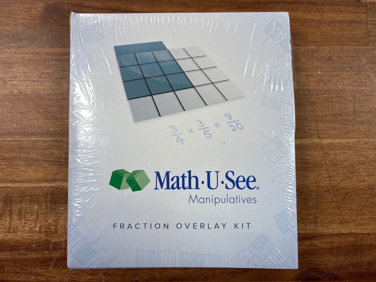 Math-U-See Fraction Overlay Kit Manipulatives — New