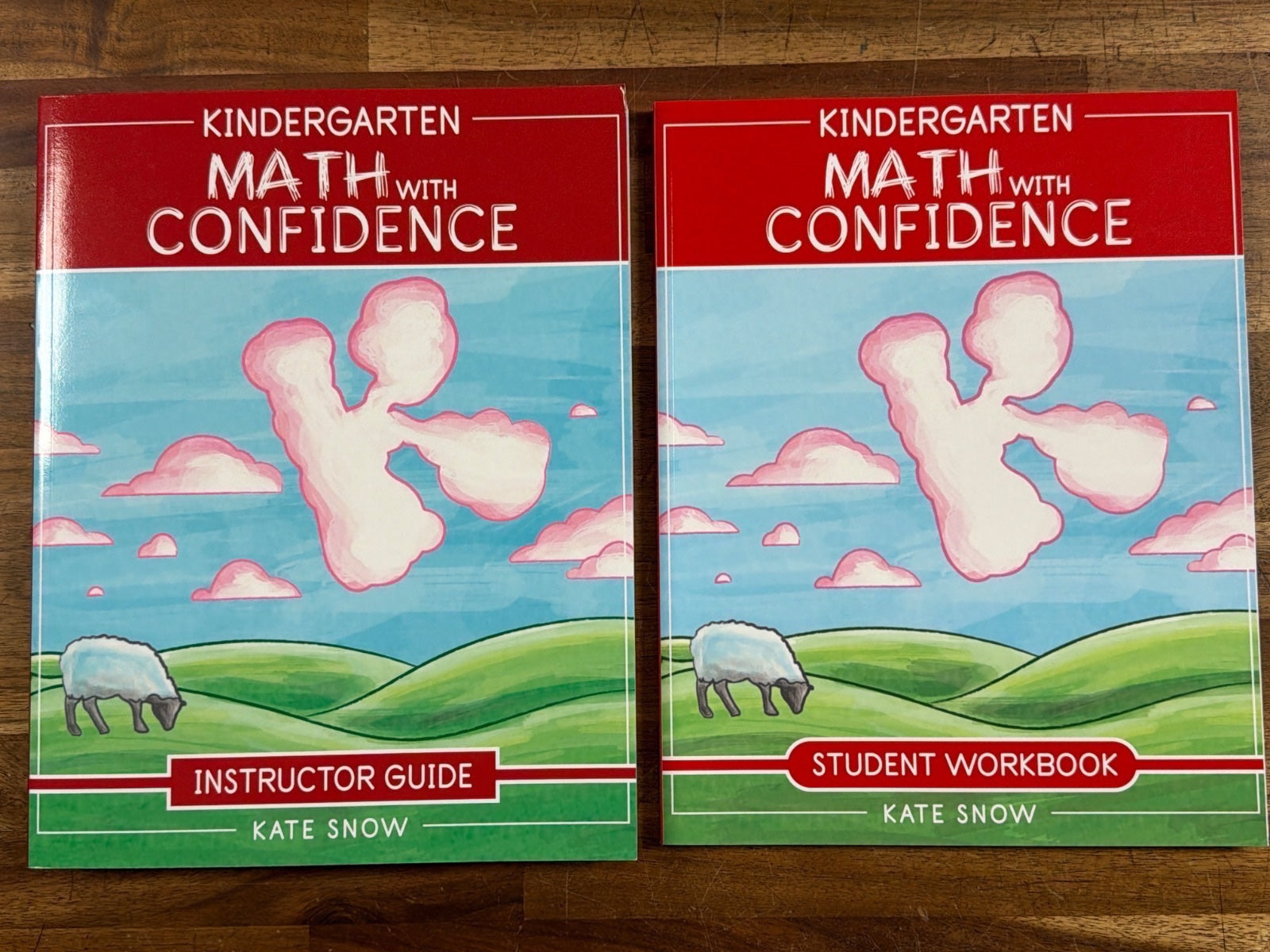 Kindergarten Math with Confidence Set - Workbook & Guide — front cover