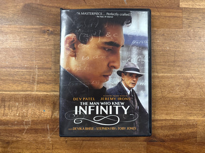 The Man Who Knew Infinity DVD - Dev Patel, Jeremy Irons