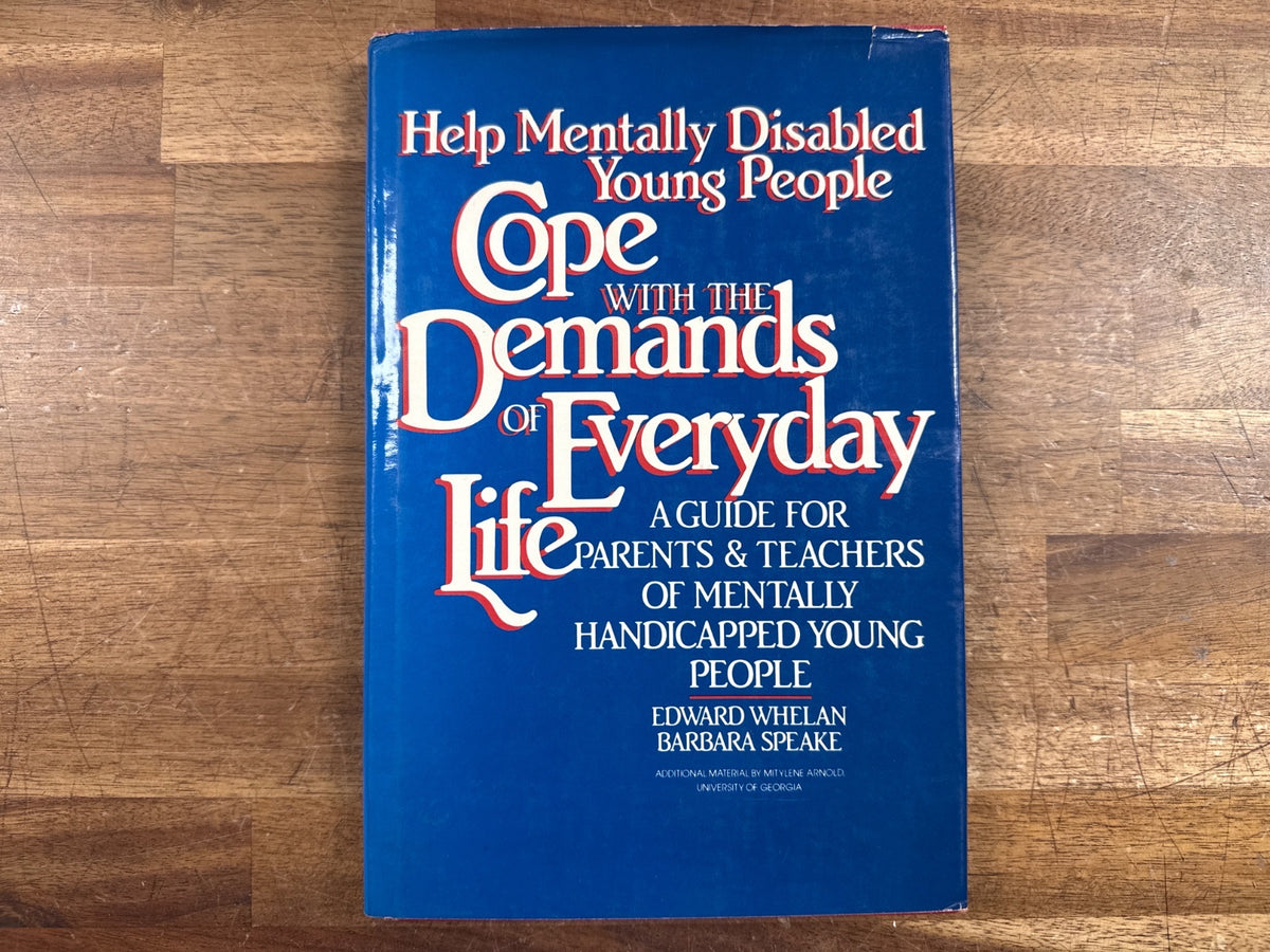 Help Mentally Disabled Young People Cope W/ Demands — front cover