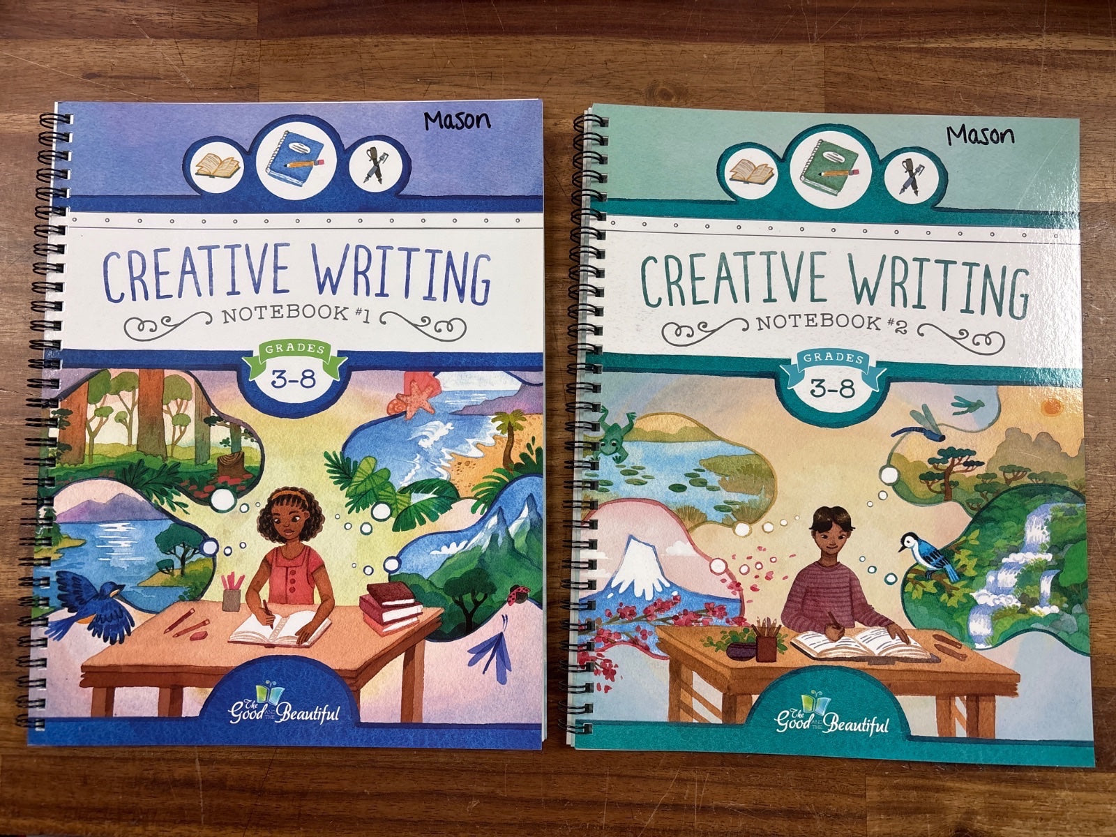 Good and Beautiful Creative Writing Notebook 1 & 2 Set — front cover