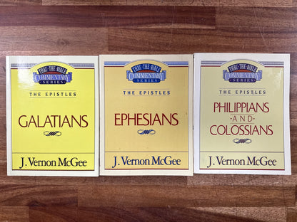 J. Vernon McGee Thru the Bible Commentary Epistles Set — front cover