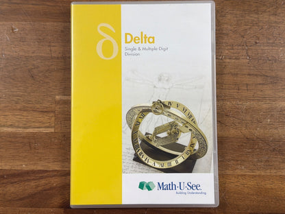 Math-U-See Delta DVD Single & Multiple-Digit Division
