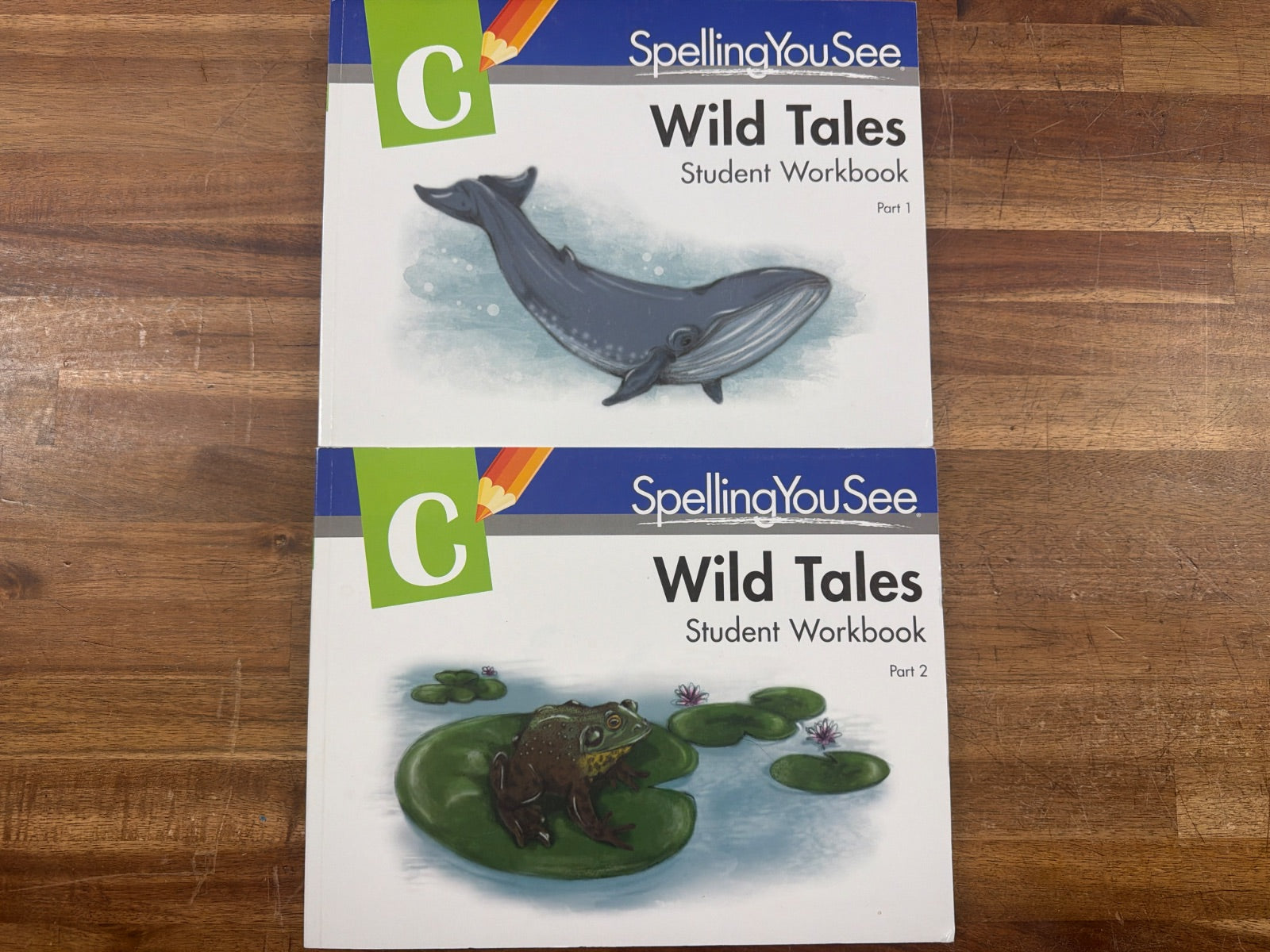 Spelling You See C Wild Tales Student Workbook Part 1 & 2