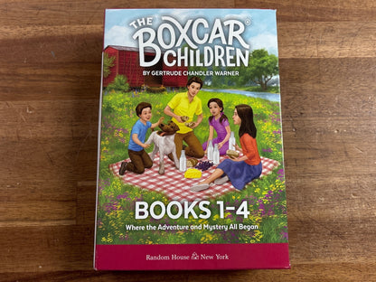Boxcar Children Books 1-4 Box Set Random House Paperback — front cover