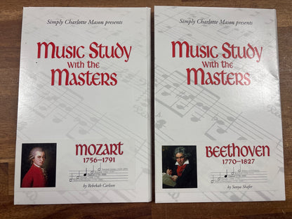 Simply Charlotte Mason Music Study Masters Mozart & Beethoven — front cover