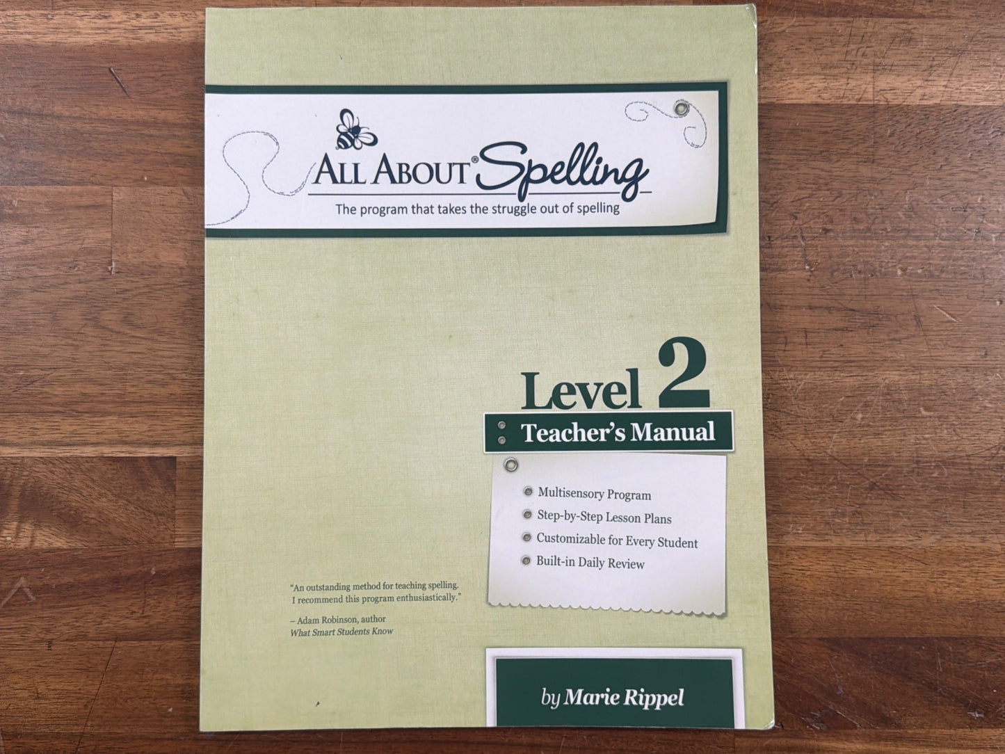 All About Spelling Level 2 Teacher's Manual - Marie Rippel
